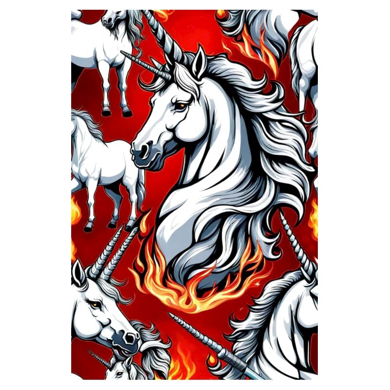 White Animals Einhorn