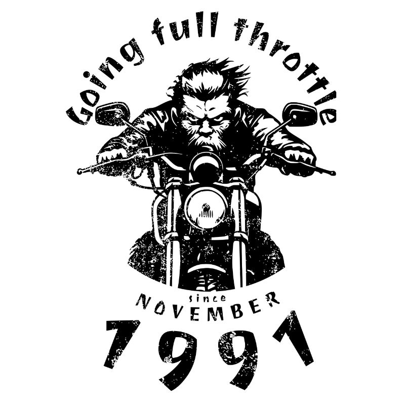 33. Geburtstag Going full throttle since 11/1991