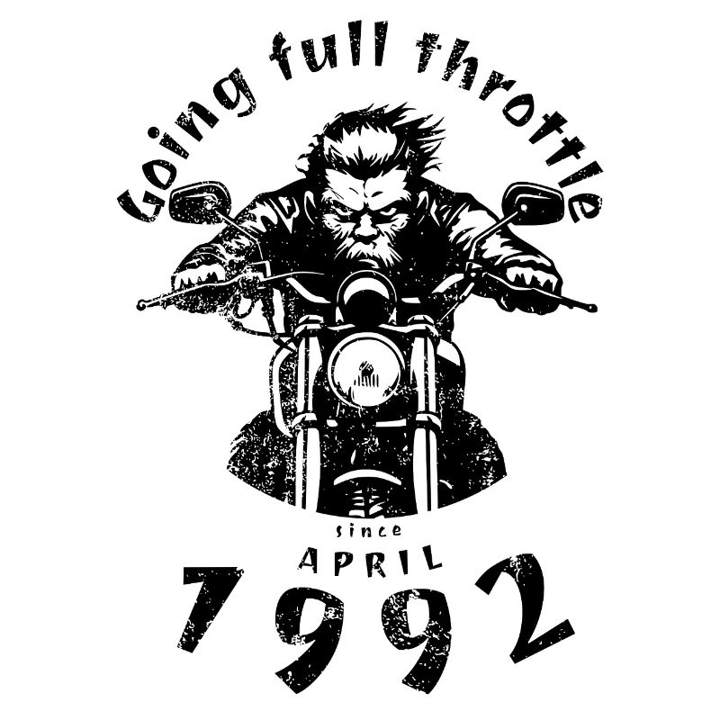 33. Geburtstag Going full throttle since 04/1992