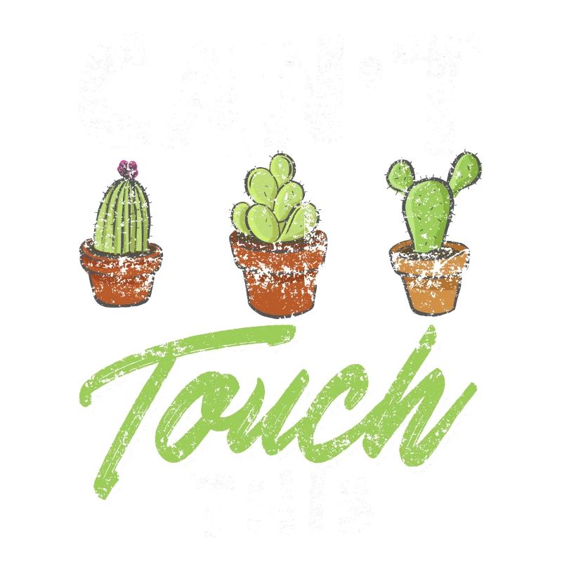 Funny Cactus Shirt Distressed