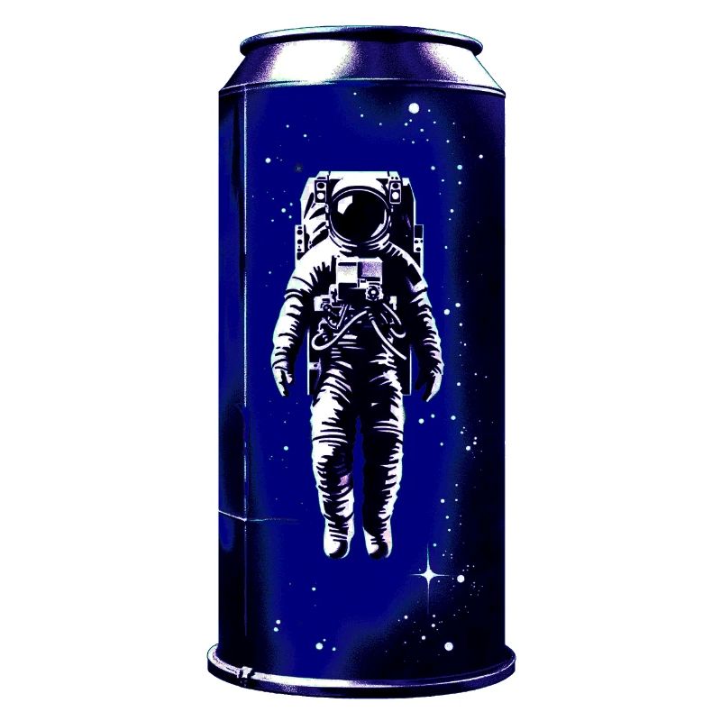Astronaute dans une boîte