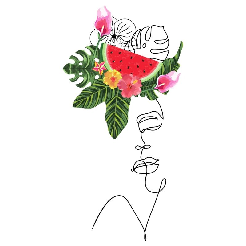 Pastèque Lady Lineart