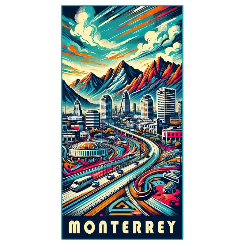 Conception de voyage à Monterrey et à Mexico