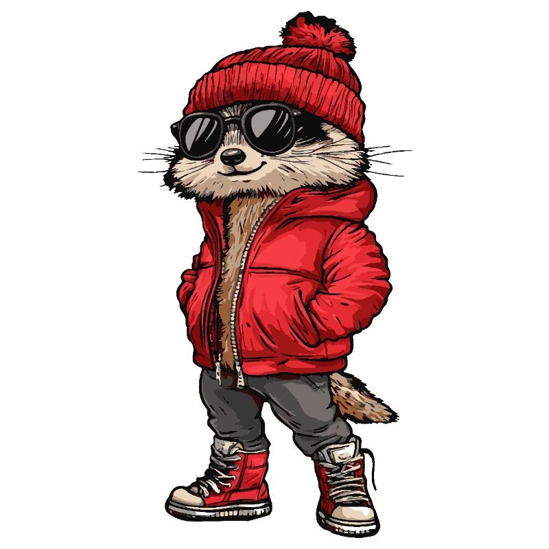 Suricate Drôle d’hiver