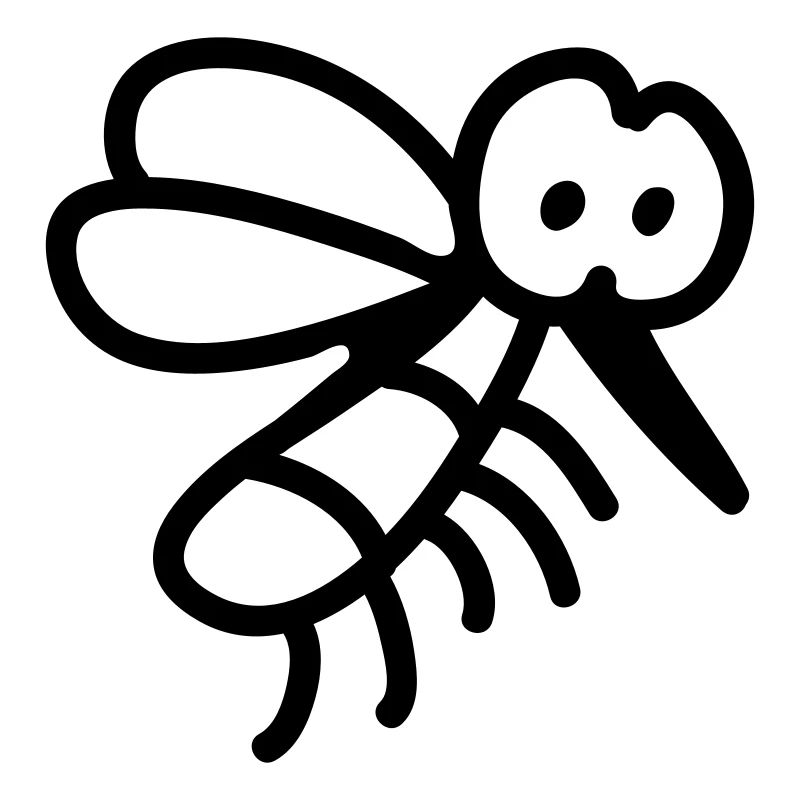 Mosquito - insecte - Line