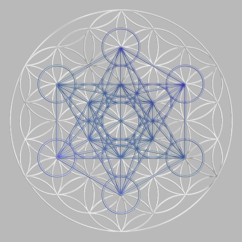 Le cube de Metatron - Fleur de la vie