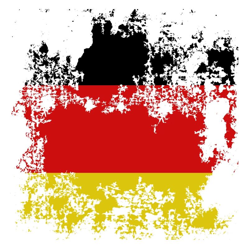Flagge Deutschland Destroyed Effekt