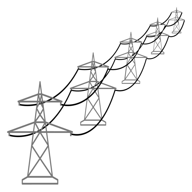 long row pattern many track stream mast stream