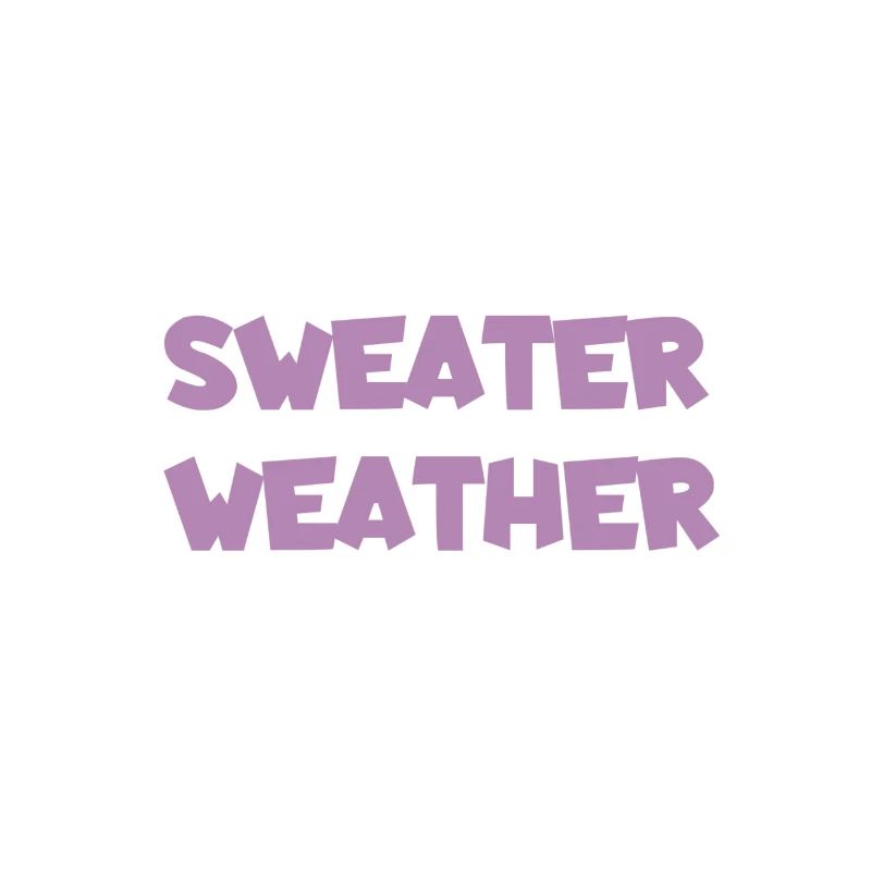 « Sweat Weather " Pull