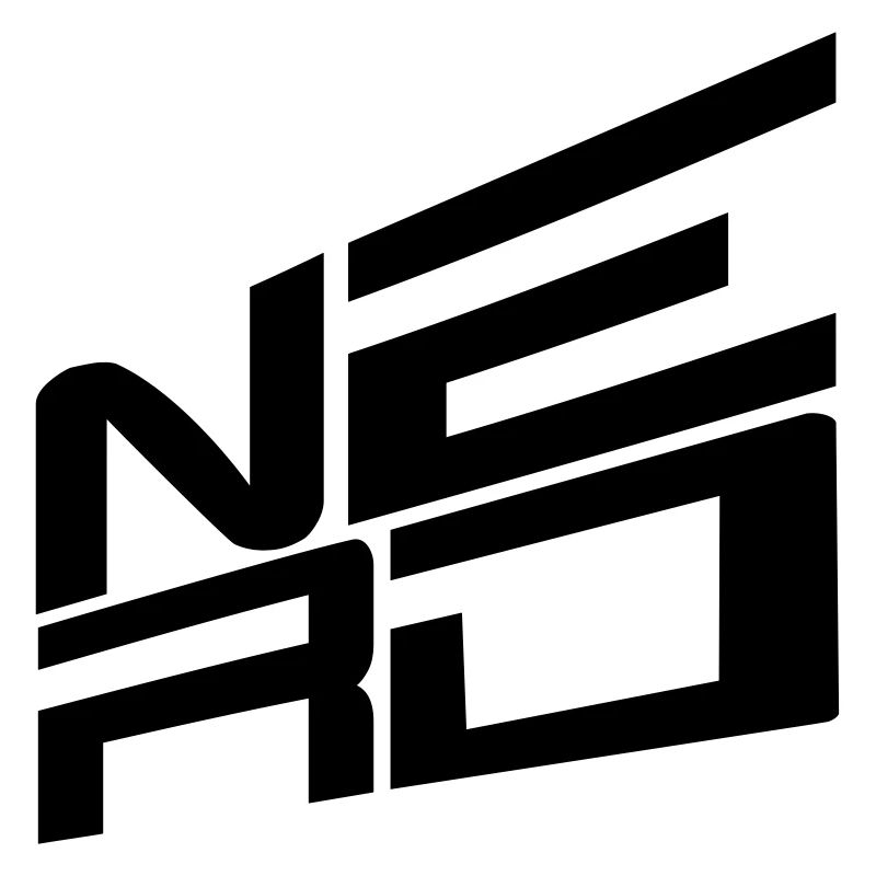 logo nerd text geek smart freak smart cool