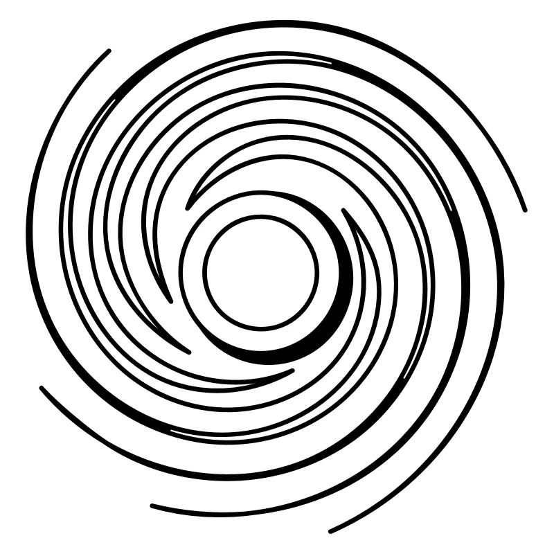 Dessin abstrait Vortex