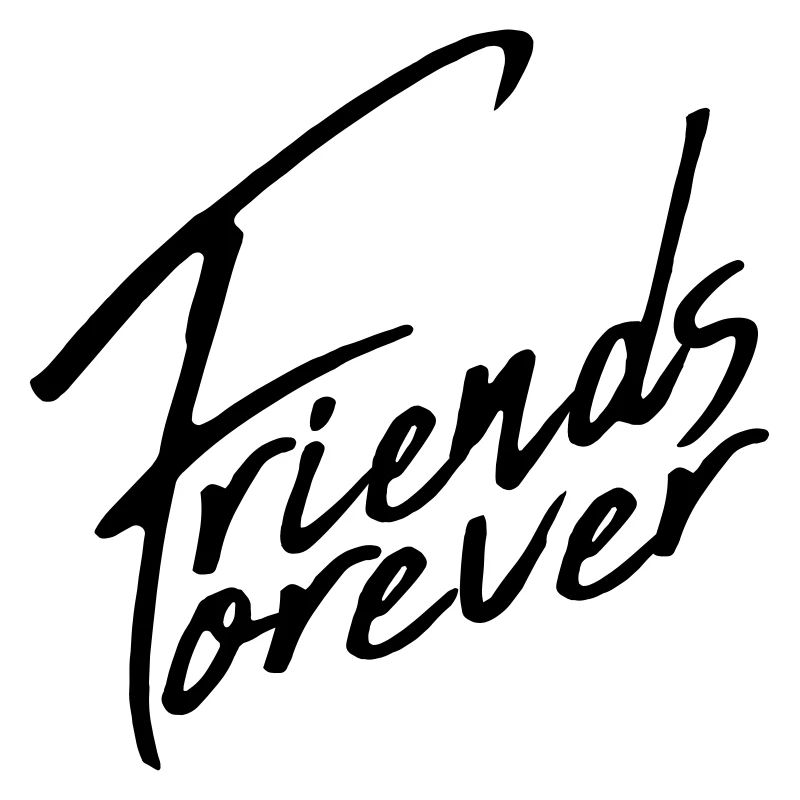 friends forever beste freunde geschrieben cool log