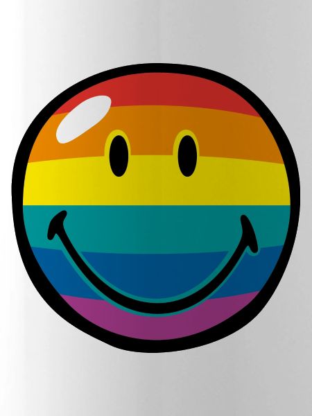 Smiley Rainbow Stripes
