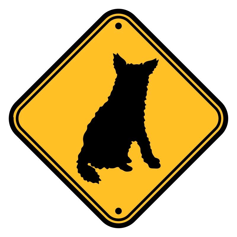 Caution biting dog