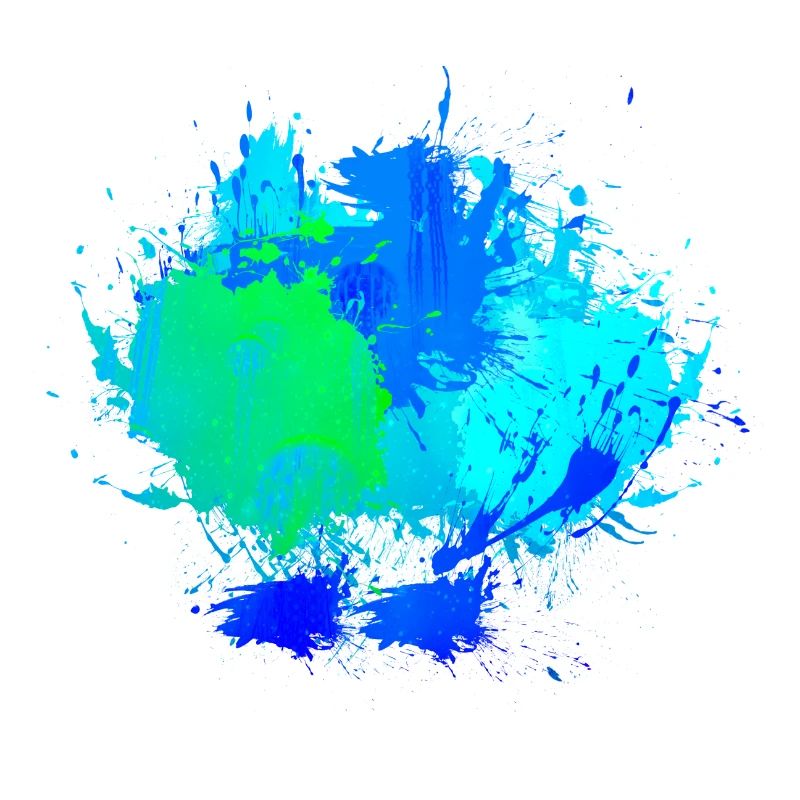 Blauer Farbfleck Hintergrund Deko