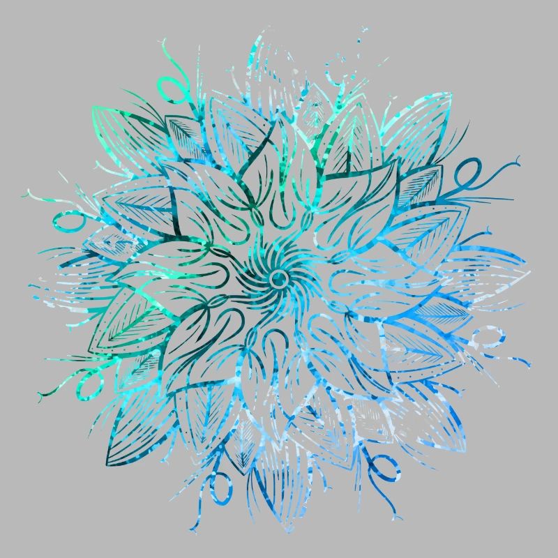 Mandala - Bleu