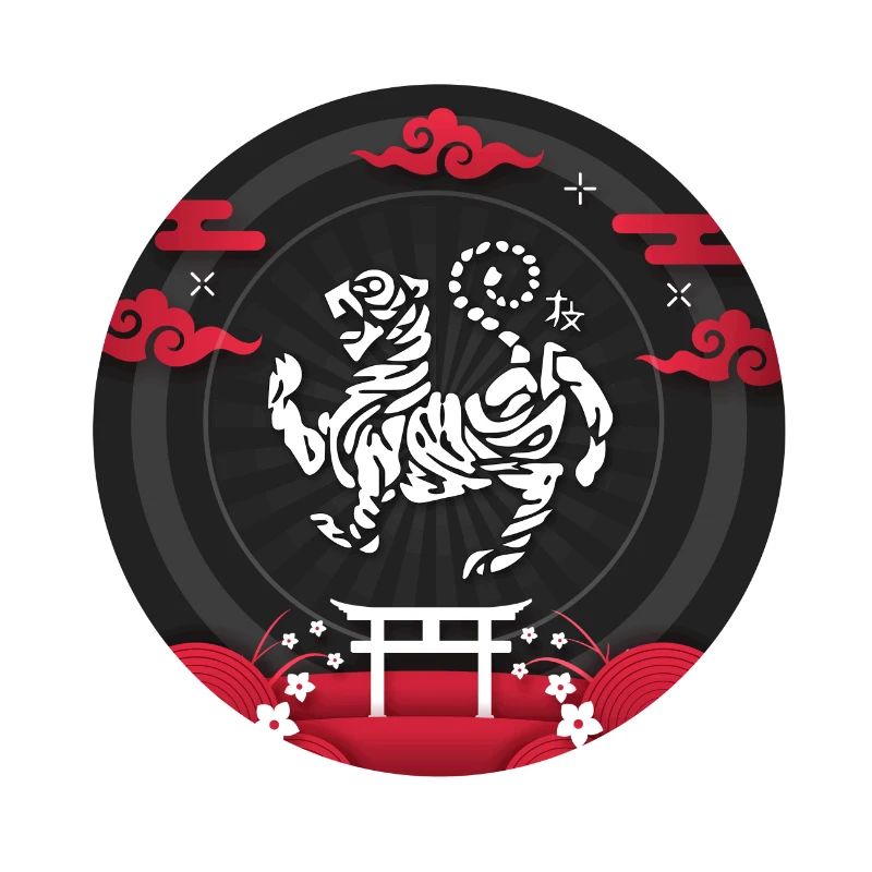 KARATE KANJI TIGER