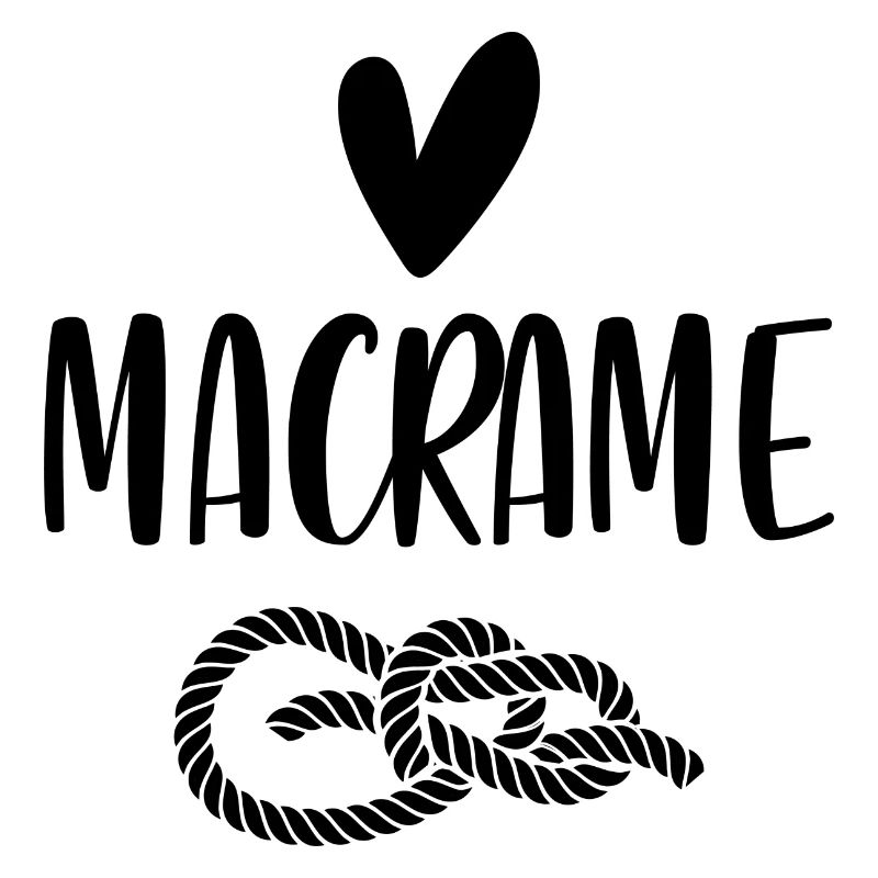 Makramee Kunst Boho Look Geschenk macrame Kreativ