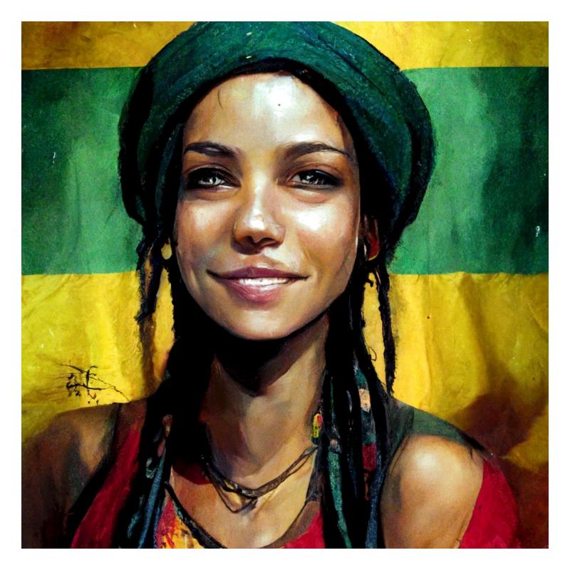 femmes rasta à un conert reggae