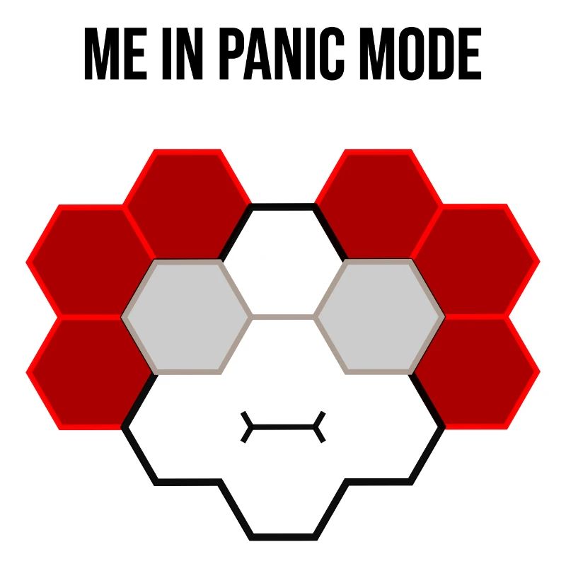 Me in panic mode