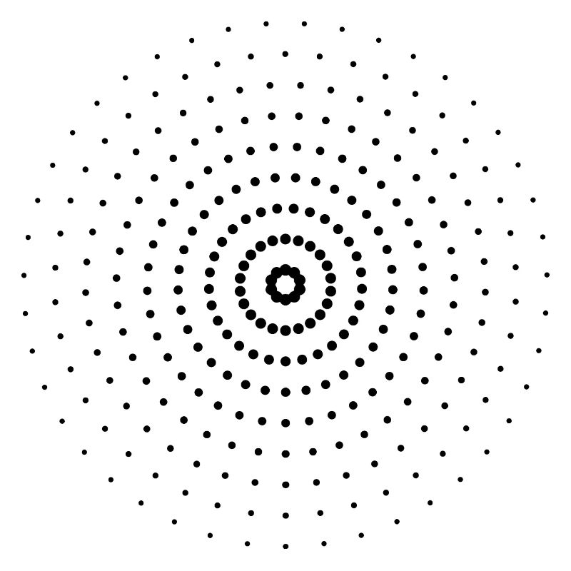 Flou | Points | Noir | idée cadeau