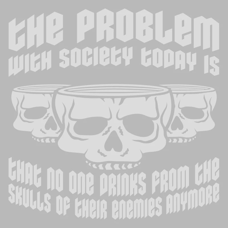 drinks from enemies skulls