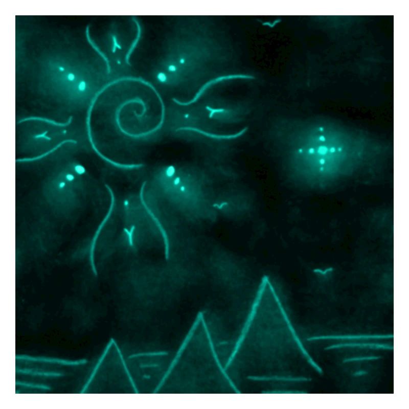 SOLEIL ET PYRAMIDES INDIGO