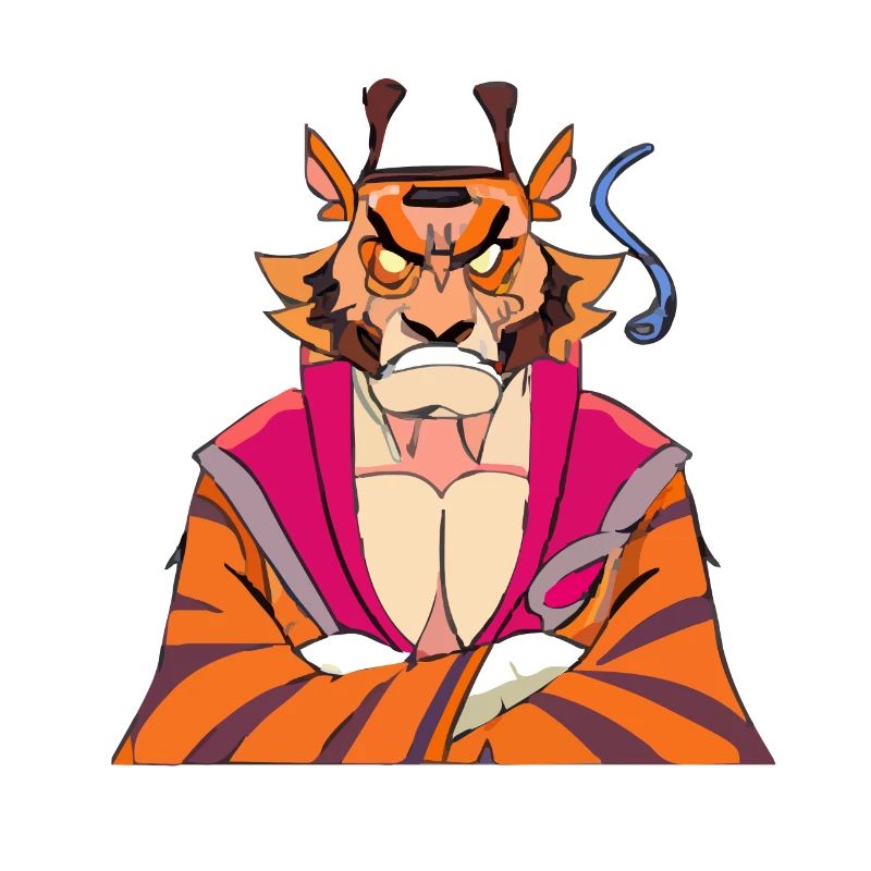 Arche den wütenden Tiger