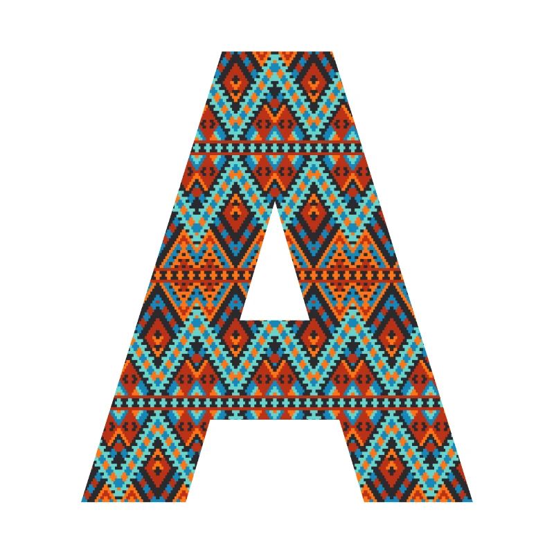 Lettre A- design boho