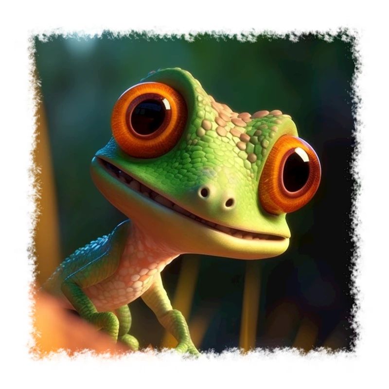 Cute gecko