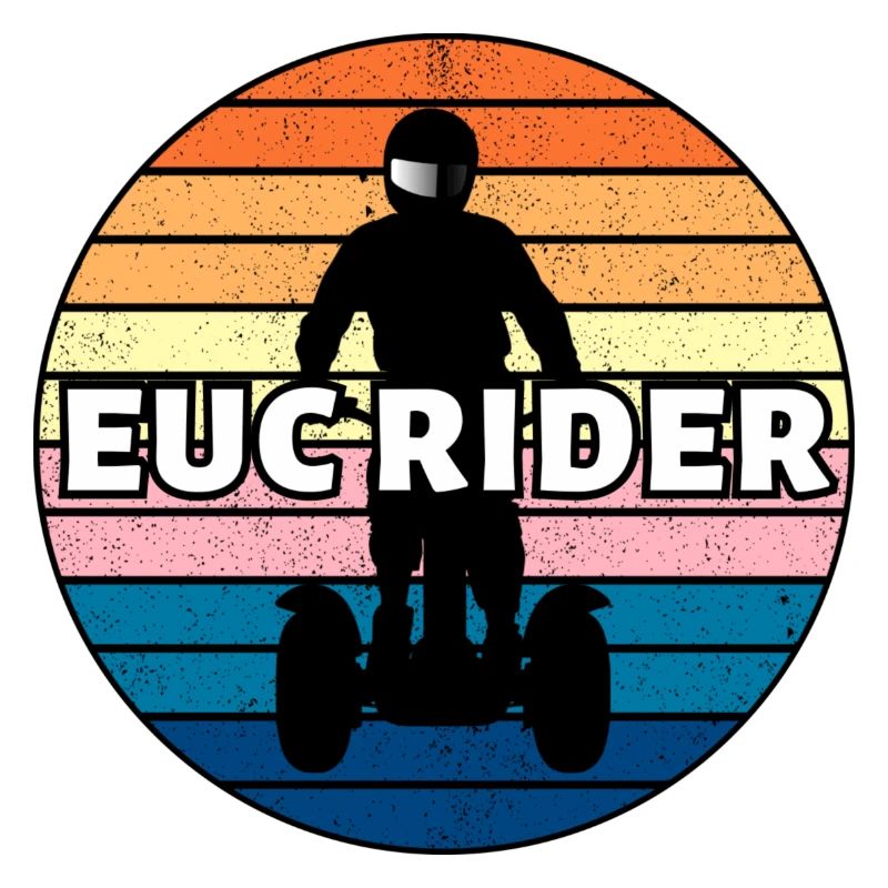 Elektrischer Einradfahrer. EUC-Reiter