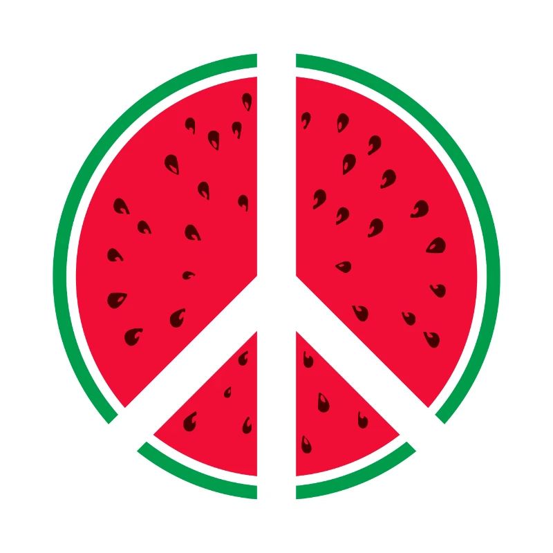 Signe de paix pastèque