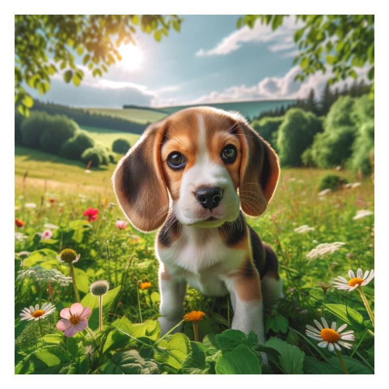 Beagle-Welpe