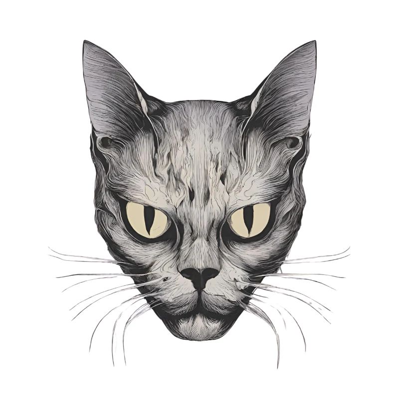 Gesicht Katze