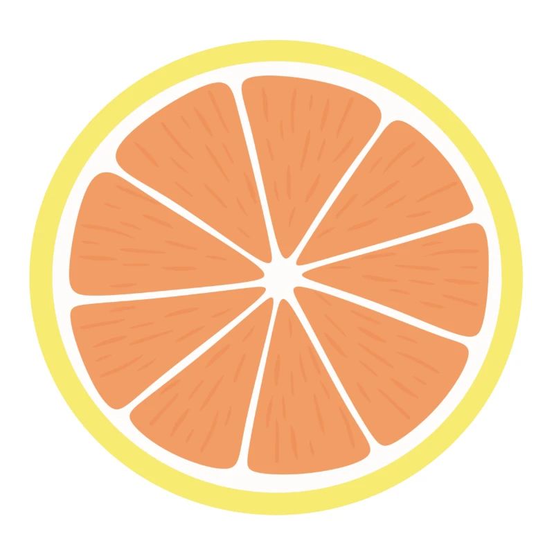 Grapefruit-Scheibe