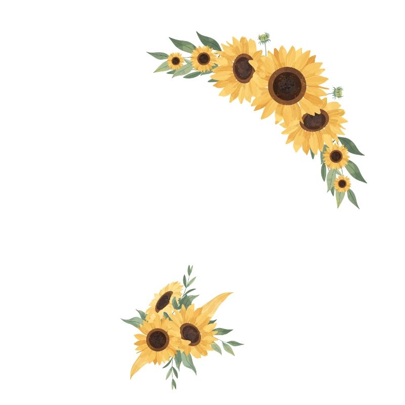 Die Sonnenblume Blumenbraut - Braut Geschenkidee