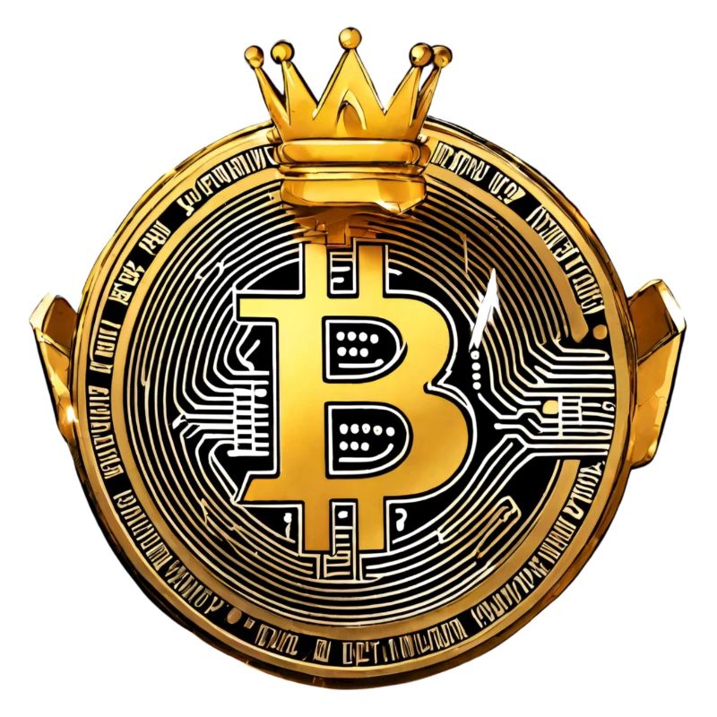 King Bitcoin - Cooles Bitcoin Logo