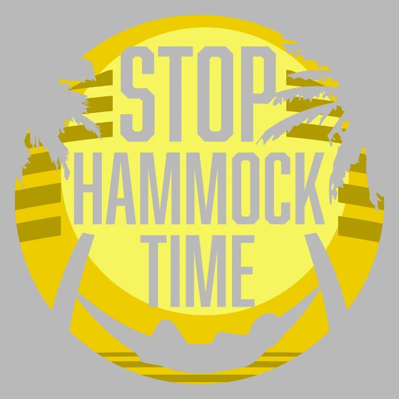 Funny Stop Hammock Time Relaxing Sleeping Camping