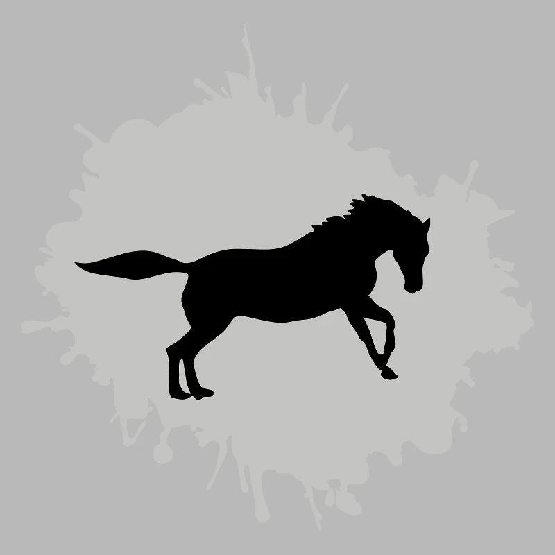 pferd klecks