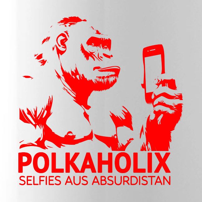 Selfies d’Absurdistan - motif rouge/rouge