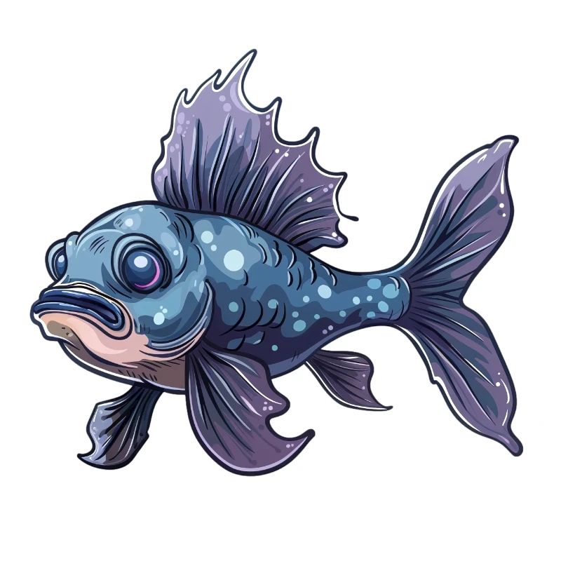 Deep Ocean Monkfish Graphic