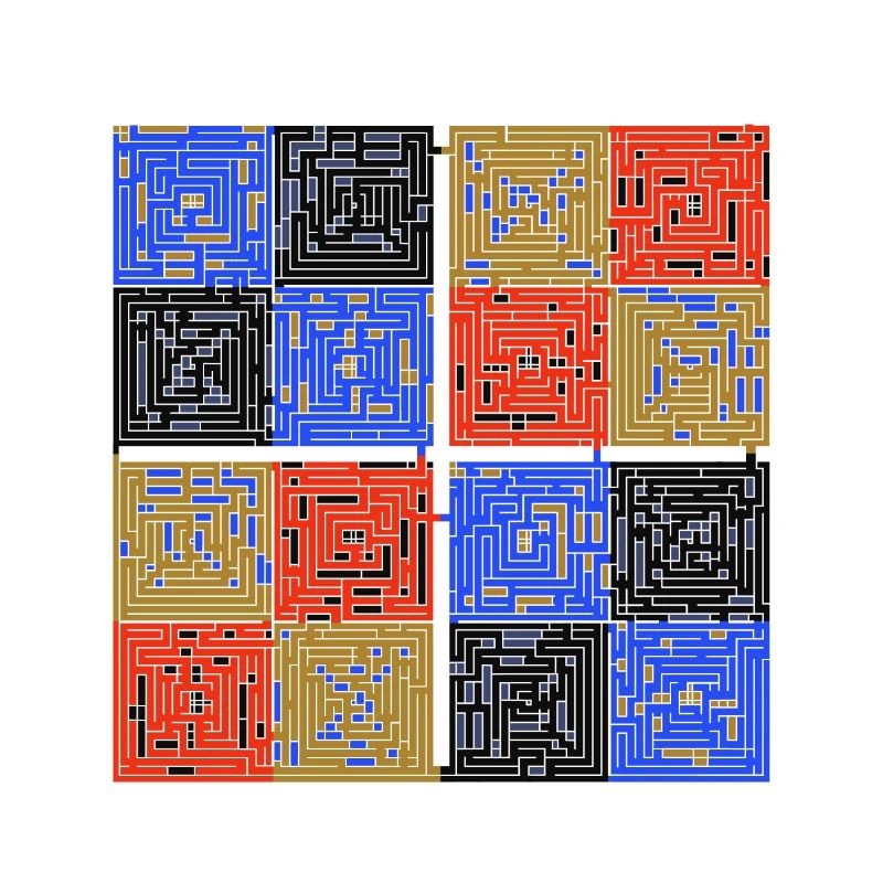 Laby Square 2 (version couleurs)