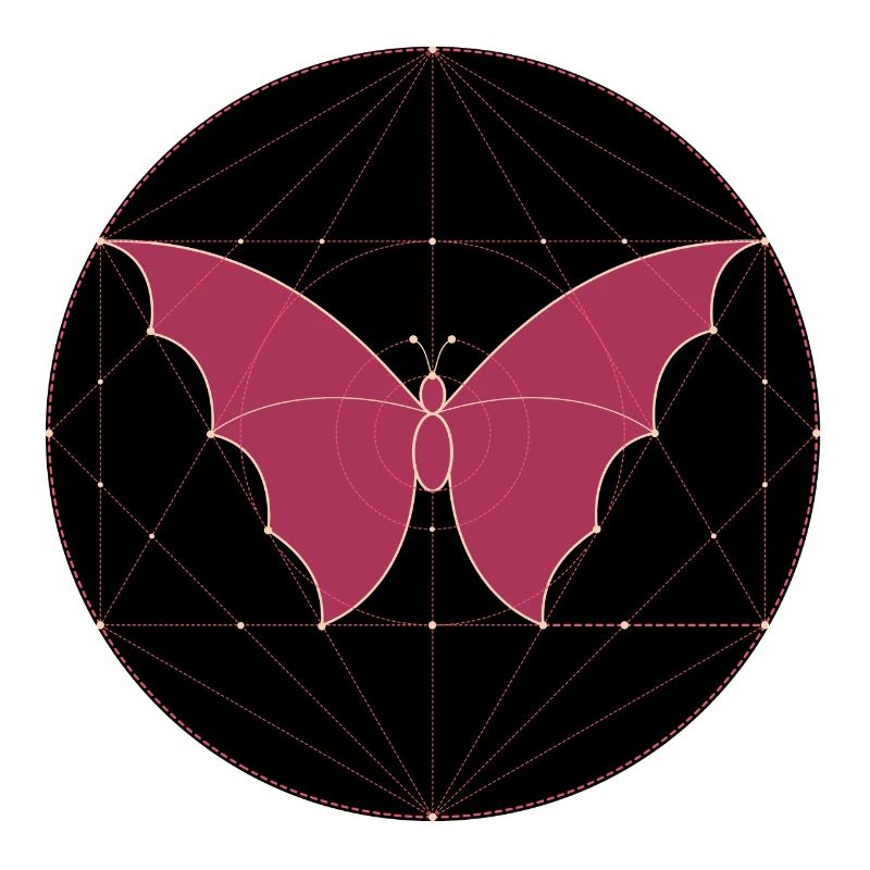 Farfalla Geometria Sacra