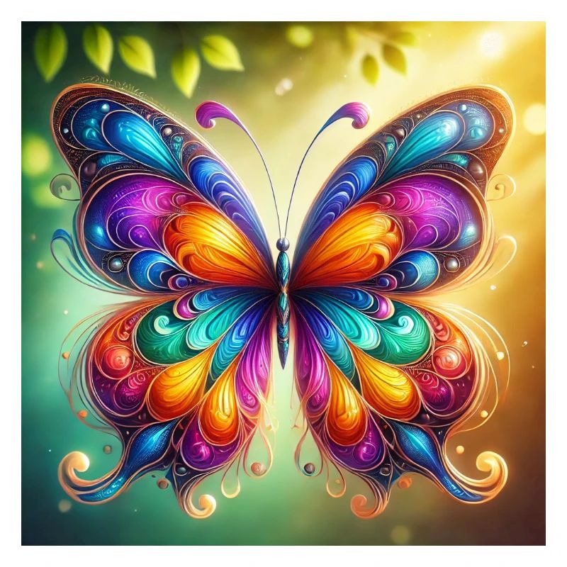 Papillon coloré