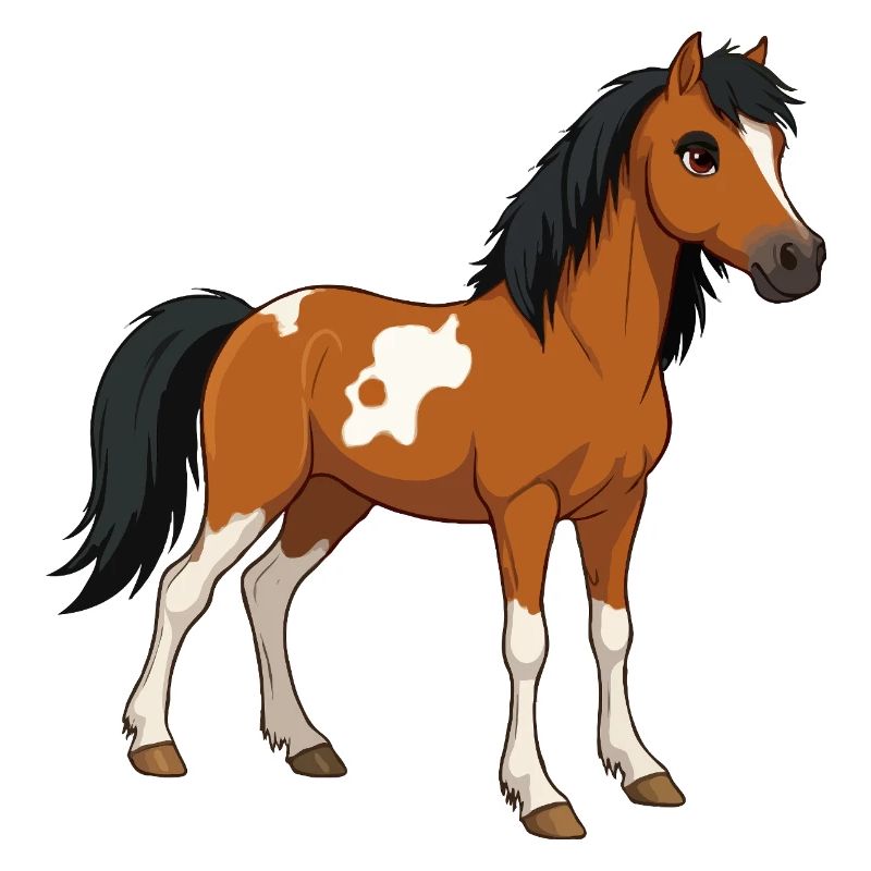 Pferd klein echt