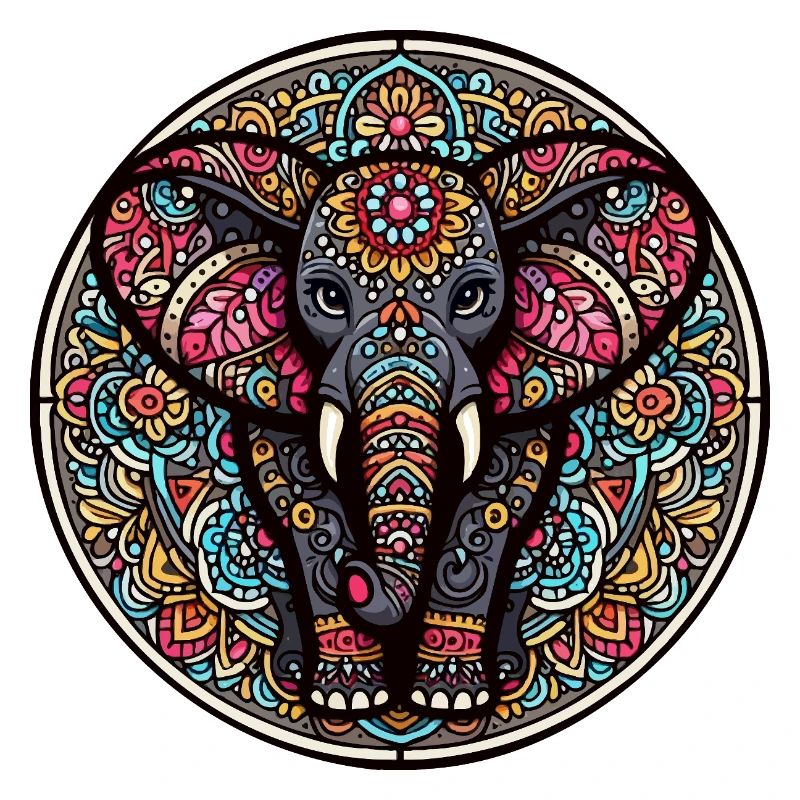 Indischer Mantra-Elefant