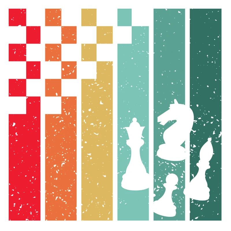 Échecs rétro - La passion colorée d’un joueur d’échecs