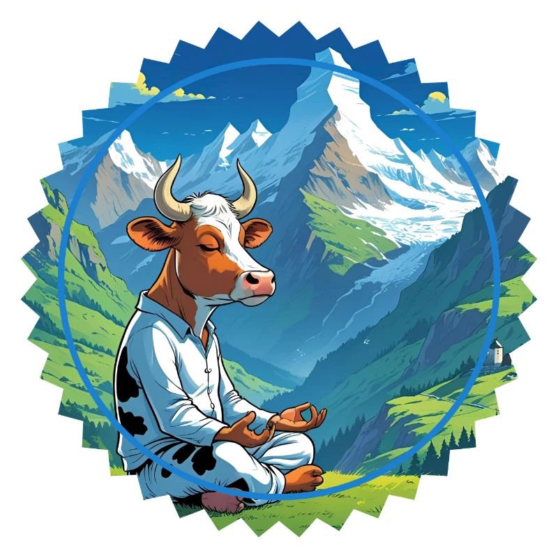 Silent Cow Deep Thoughts
