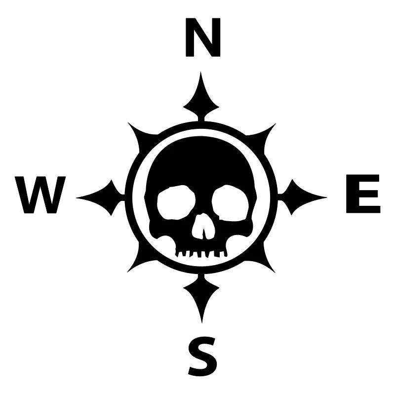 Skull Kompass Schädel