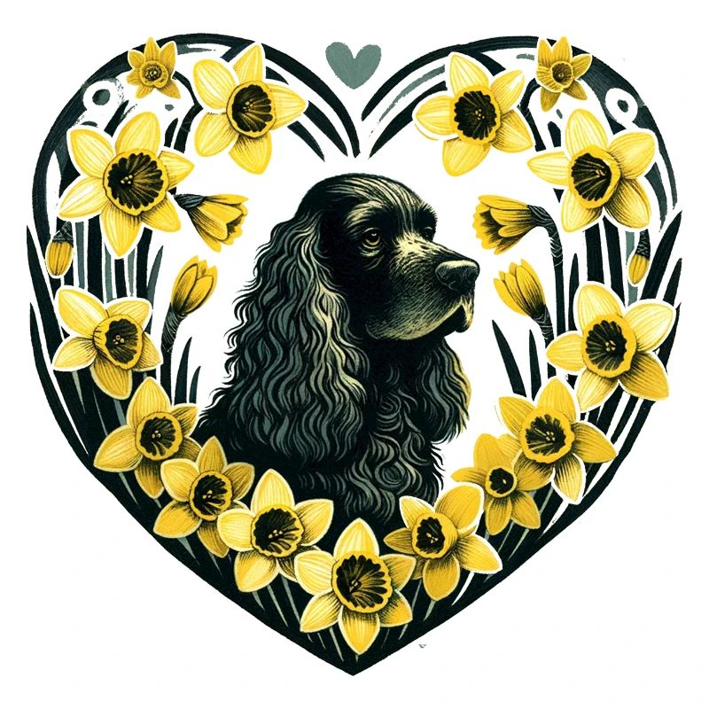 Schwarzer Cocker Spaniel